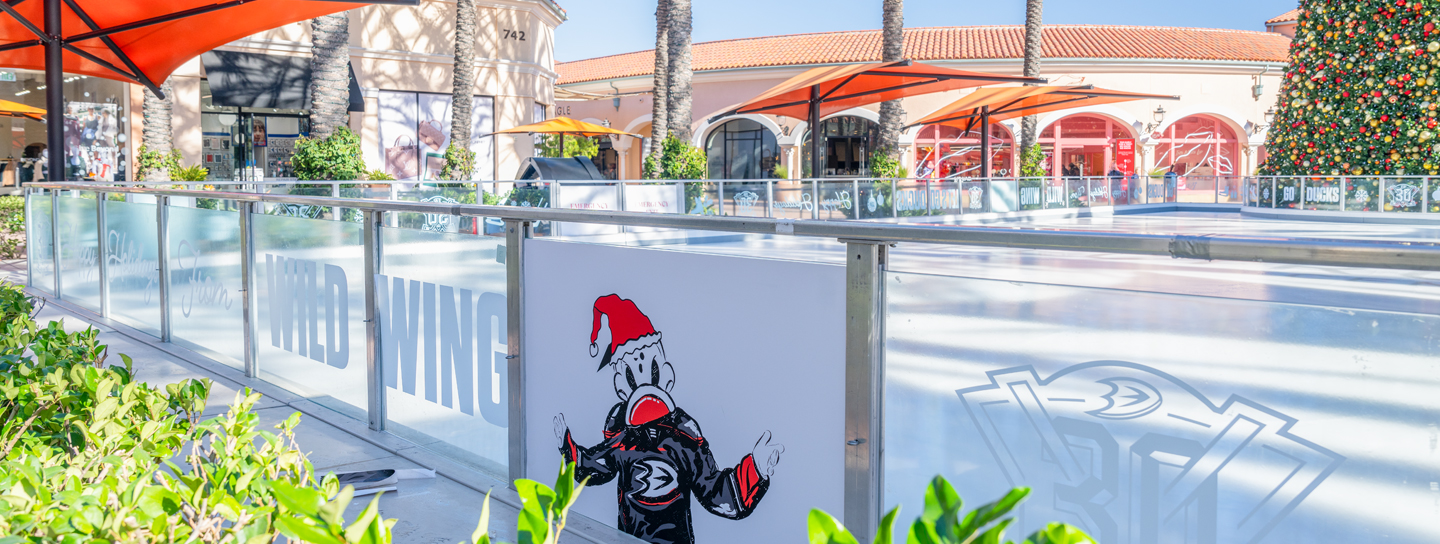 Anaheim Ducks sponsorship of Ice Rink at Irvine Spectrum Center