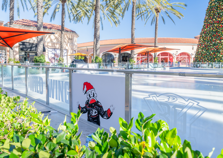 Anaheim Ducks sponsorship of Ice Rink at Irvine Spectrum Center